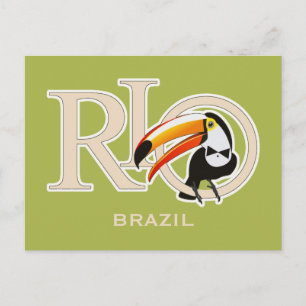 Rio Brazil Holiday Postcard