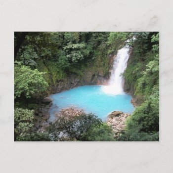 Rio Celeste Falls Postcard by thecoveredbridge at Zazzle