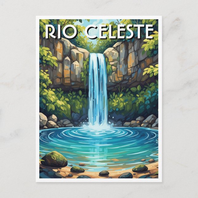 Río Celeste, Tenorio Volcano National Park Postcard (Front)
