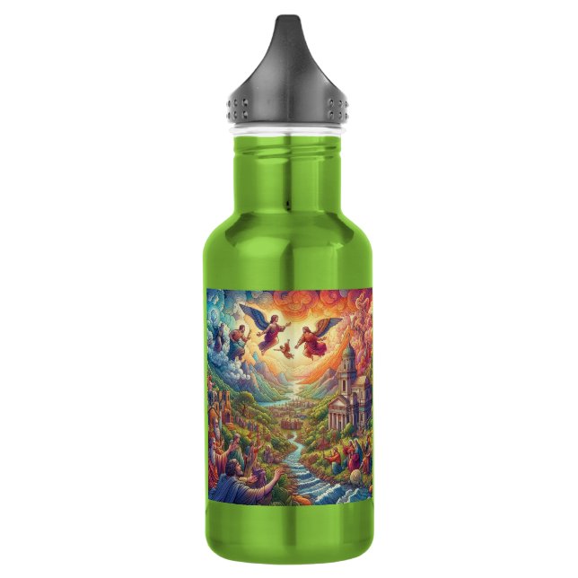 Río Celestial Stainless Steel Water Bottle (Left)