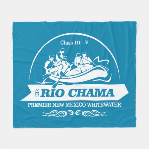 Rio Chama rafting 2 Fleece Blanket