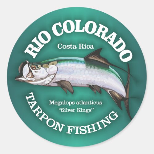 Rio Colorado Tarpon Classic Round Sticker