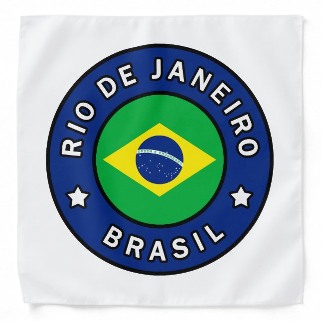 Rio de Janeiro Brasil Bandana (Front)