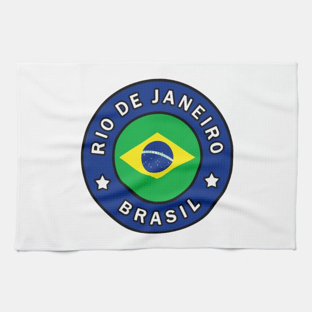 Rio de Janeiro Brasil Kitchen Towel (Horizontal)