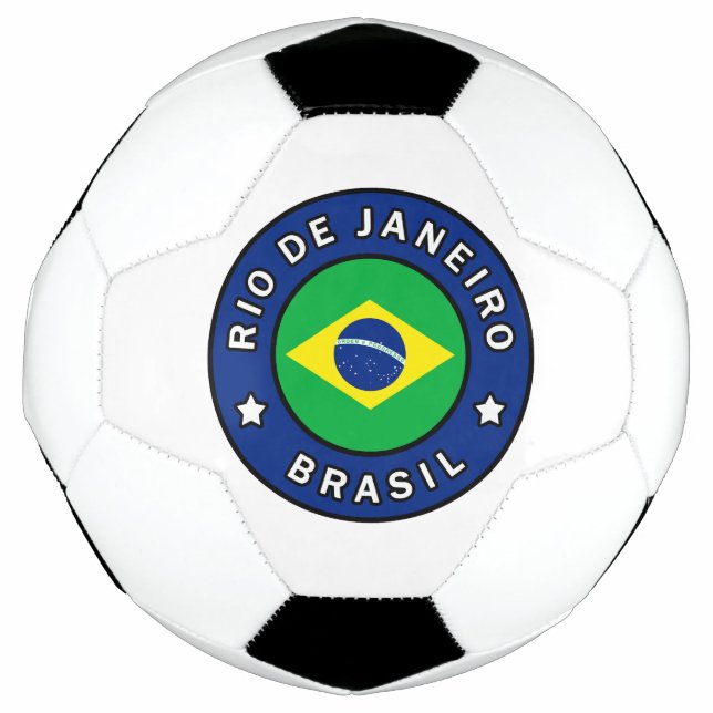 Rio de Janeiro Brasil Soccer Ball (Front)