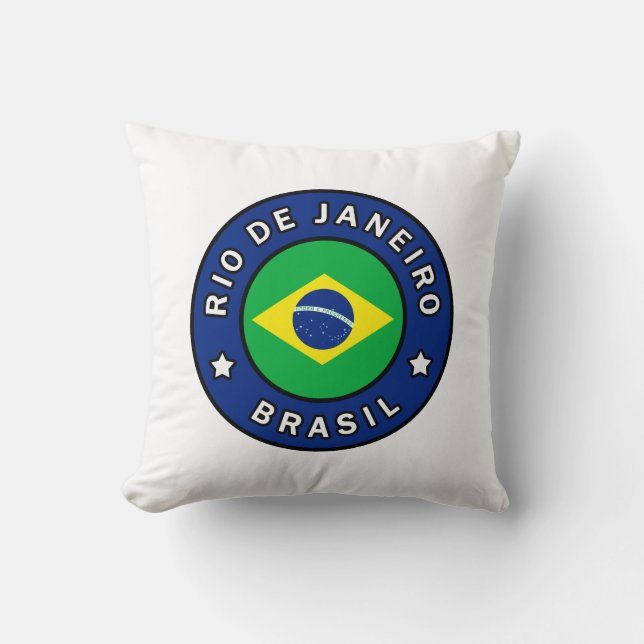 Rio de Janeiro Brasil Throw Pillow (Front)