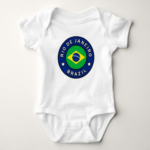 Rio de Janeiro Brazil Baby Bodysuit