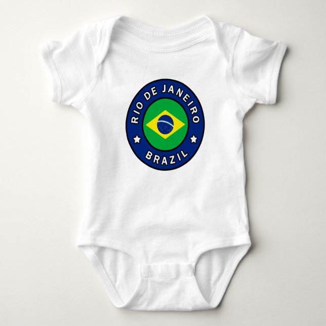 Rio de Janeiro Brazil Baby Bodysuit (Front)