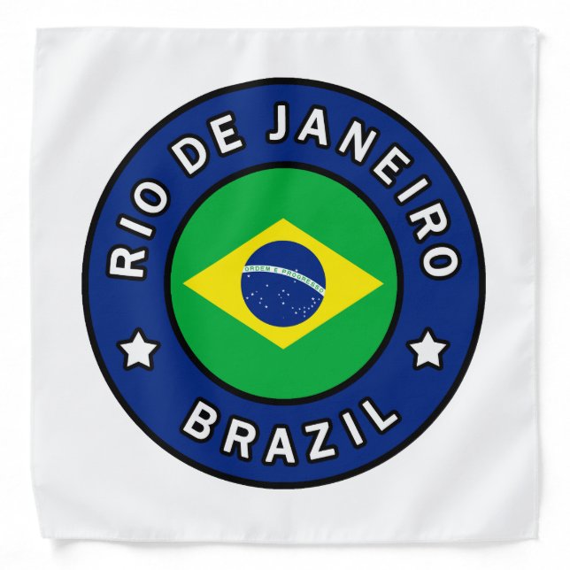 Rio de Janeiro Brazil Bandana (Front)