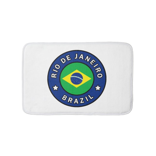 Rio de Janeiro Brazil Bath Mat (Front)