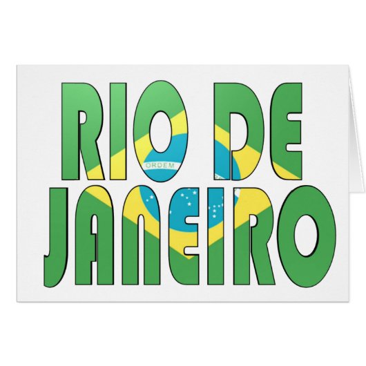 Rio de Janeiro, Brazil Cards (Front Horizontal)