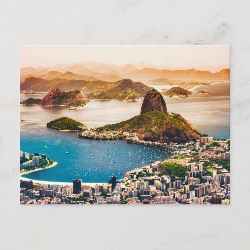 Rio De Janeiro Brazil City Postcard