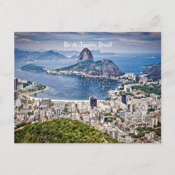 Rio De Janeiro  Brazil Cityscape Postcard by Virginia5050 at Zazzle