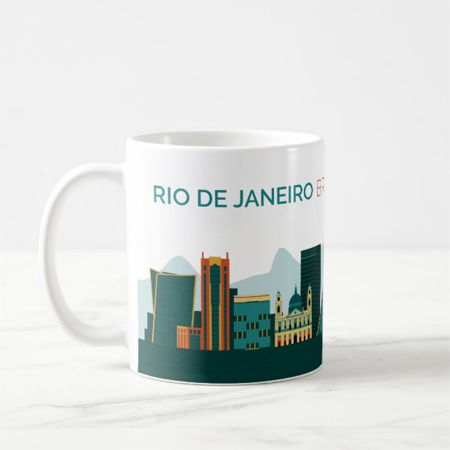 Rio De Janeiro, Brazil Coffee Mug (Left)