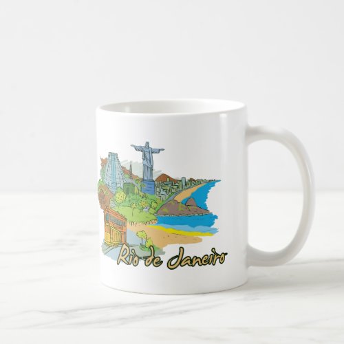 Rio de Janeiro Brazil Famous City Coffee Mug