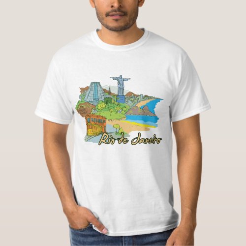 Rio de Janeiro Brazil Famous City T_Shirt