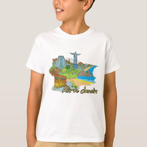 Rio de Janeiro Brazil Famous City T_Shirt