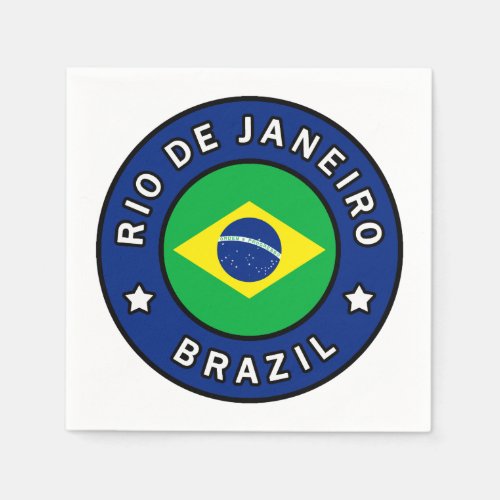 Rio de Janeiro Brazil Napkins