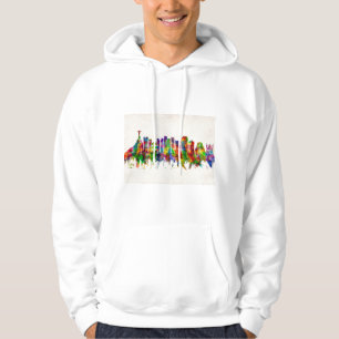Rio de Janeiro Brazil Skyline Hoodie