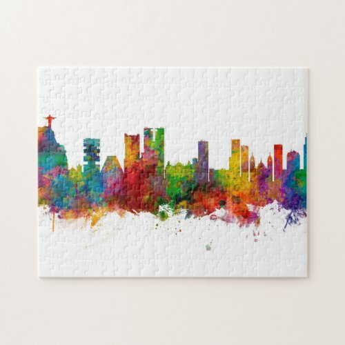 Rio de Janeiro Brazil Skyline Jigsaw Puzzle