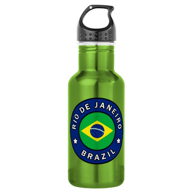 Rio de Janeiro Brazil Stainless Steel Water Bottle (Front)
