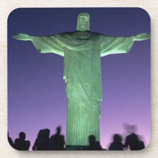 Rio de Janeiro, Brazil. the Christ Statue on Coaster