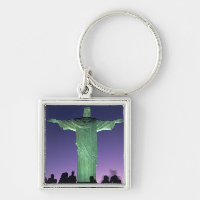 Rio de Janeiro, Brazil. the Christ Statue on Keychain (Front)