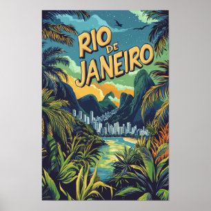 Rio de Janeiro Brazil Travel Poster