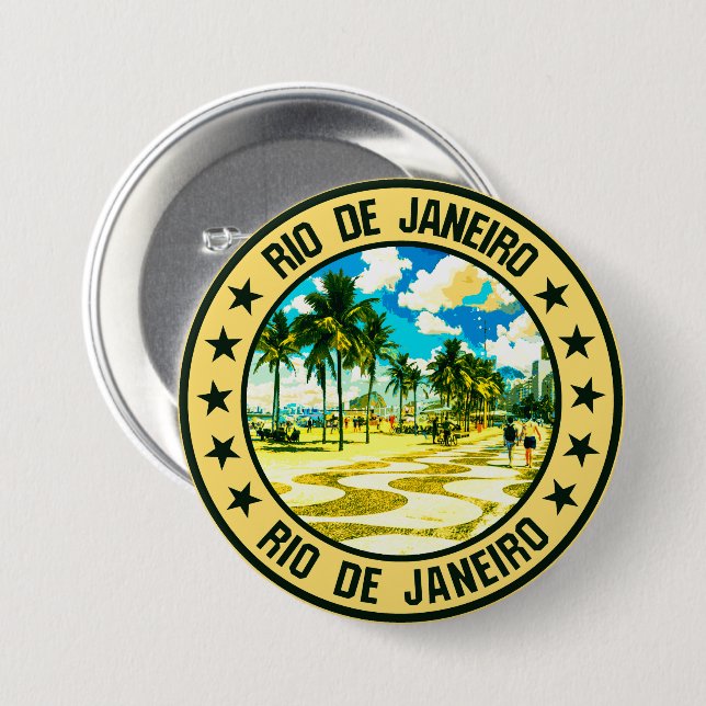 Rio de Janeiro                                     Button (Front & Back)