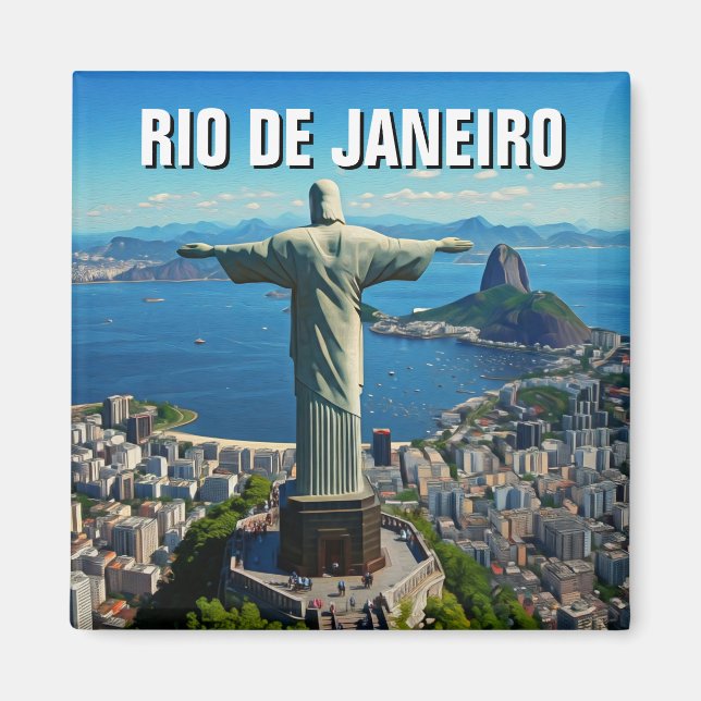 Rio de Janeiro Christ the Redeemer Magnet (Front)