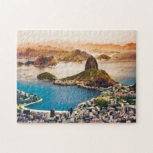 Rio de Janeiro cityscape photo Jigsaw Puzzle