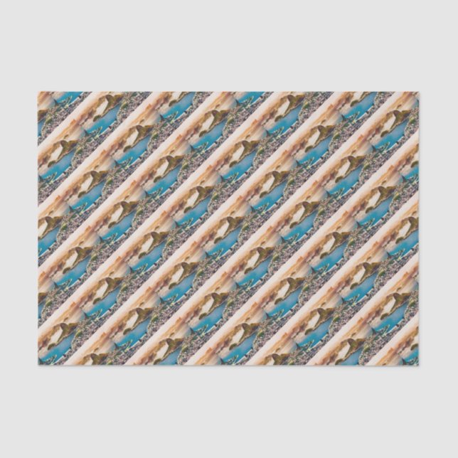 Rio De Janeiro Cityscape View Tissue Paper (Front)