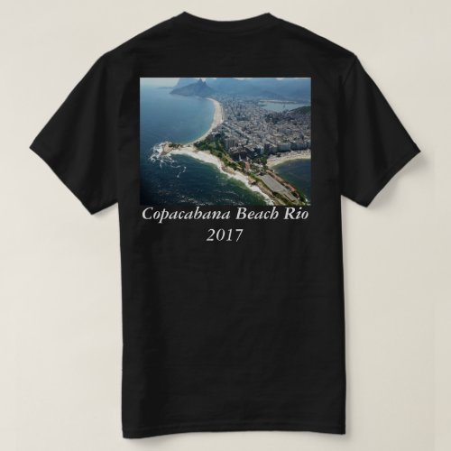 Rio de Janeiro Copacabana Beach 2017 Photo Design T_Shirt