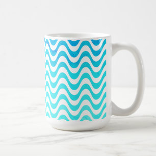 Rio de Janeiro Copacabana Waves Abstract Art Coffee Mug