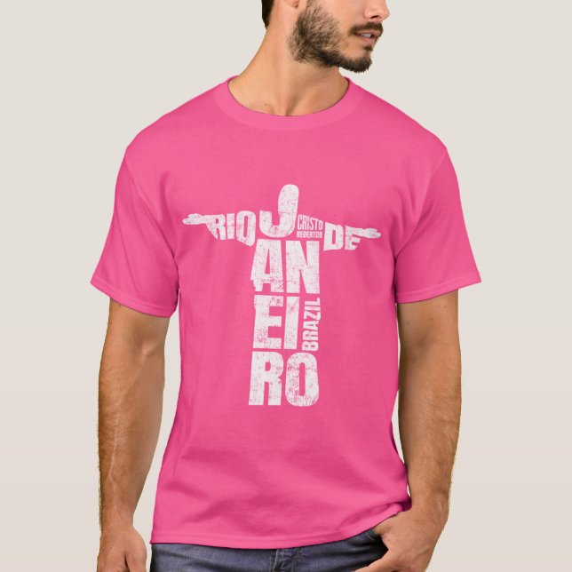 Rio De Janeiro Cristo Redentor Brazil Souvenir T-Shirt (Front)
