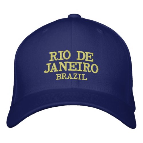 Rio de Janeiro Embroidered Hat