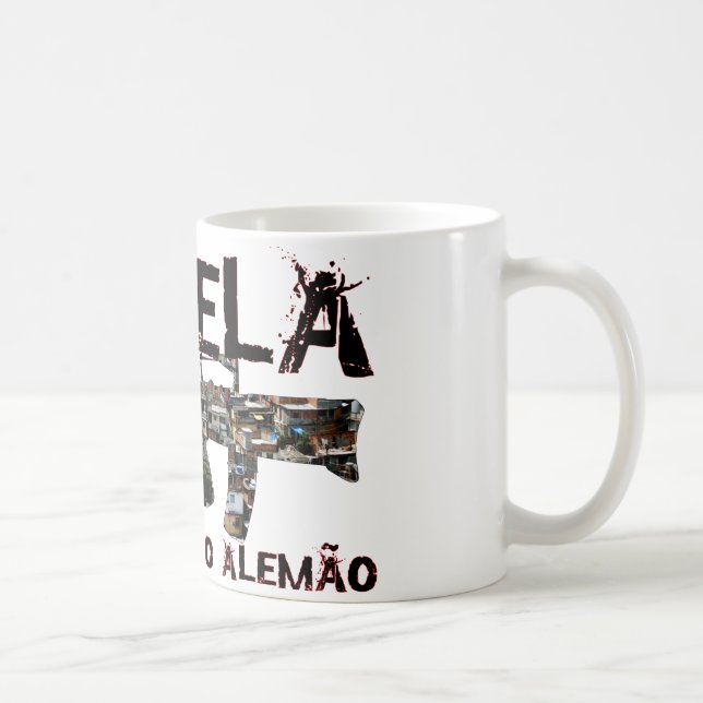 Rio de Janeiro Favela (Slum/Shanty Town) Coffee Mug (Right)