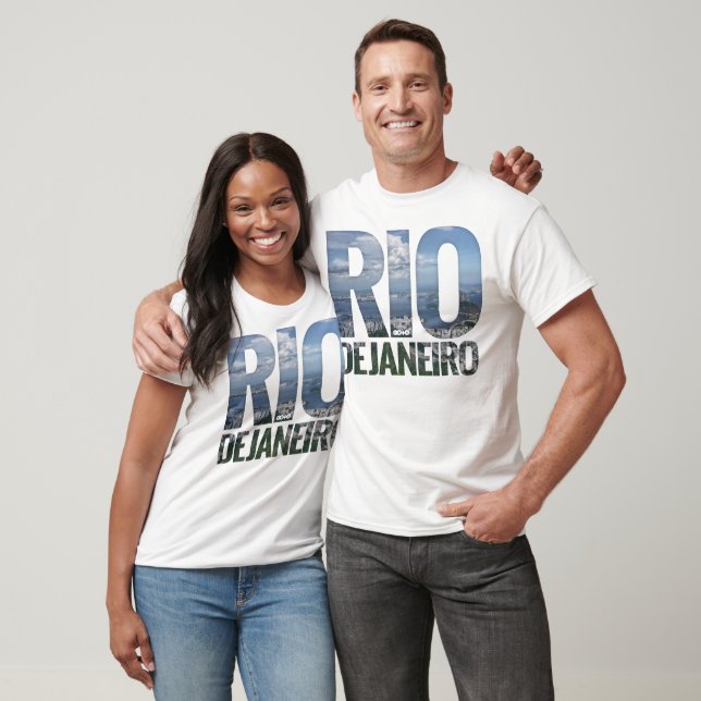 Rio de Janeiro - Guanabara Bay Big Text Tank Top (Unisex)
