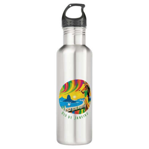 Rio de Janeiro Life in the City Stainless Steel Water Bottle