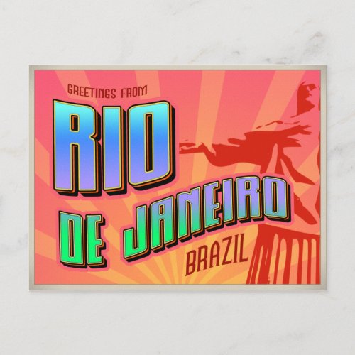 RIO de JANEIRO Postcard