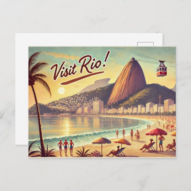  Rio de Janeiro  postcards (Front/Back)