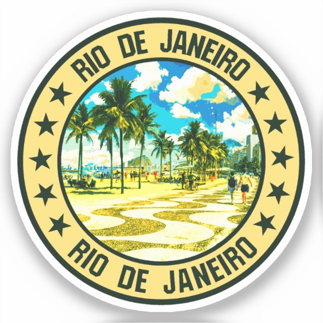 Rio de Janeiro                                     Sticker (Front)