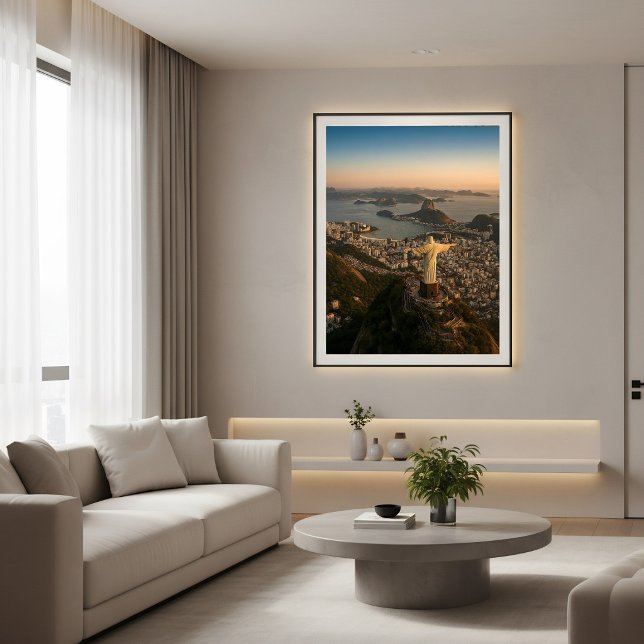 Rio de Janeiro Sunset Canvas Print (Creator Uploaded)