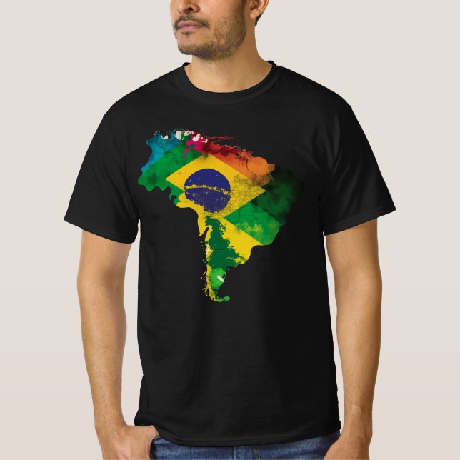 Rio de Janeiro Tee, Brazilian shirt, Brazil tea T-Shirt (Front)