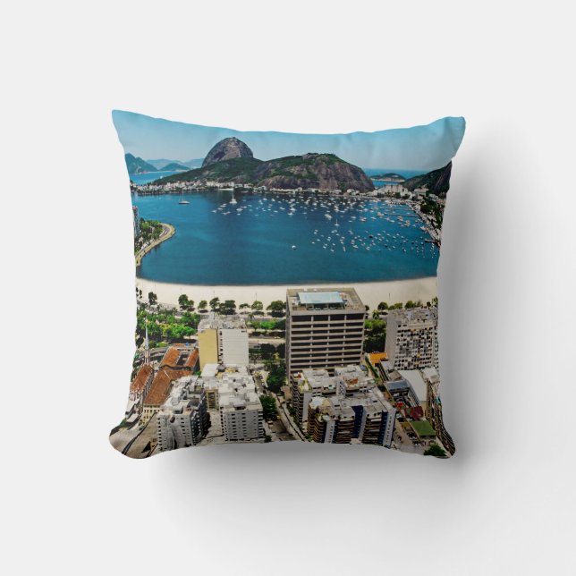 Rio de Janeiro Throw Pillow (Front)