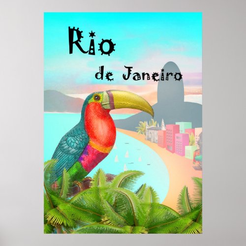 Rio de Janeiro Travel Poster