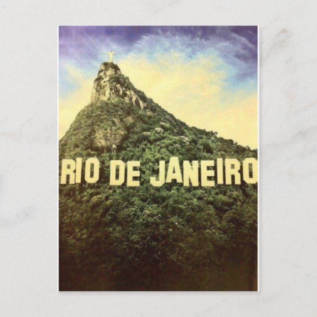Rio de Janeiro Vintage Hollywood Postcard (Front)