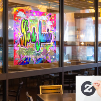 Rio de Janeiro Vista Express Window Cling