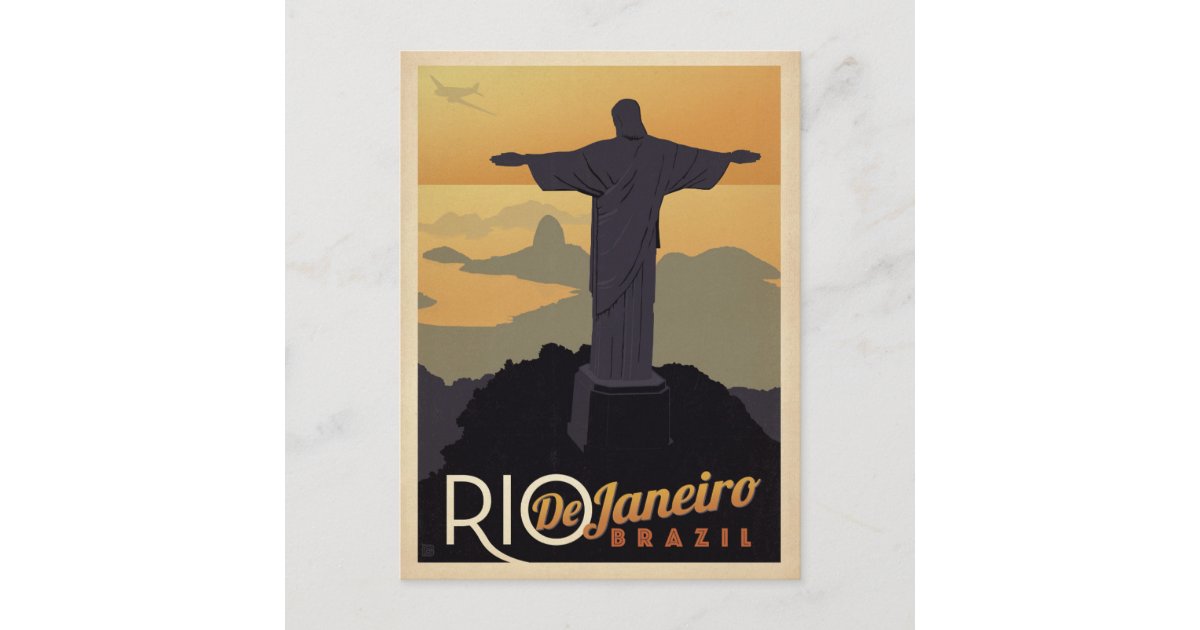 Brazil Panorama Rio De Janeiro Brasil Vintage RPPC 08.00  Latin & South  America - South America - Brazil, Postcard / HipPostcard