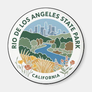 Rio de Los Angeles State Park California Magnet
